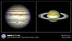 Jupiter a Saturn